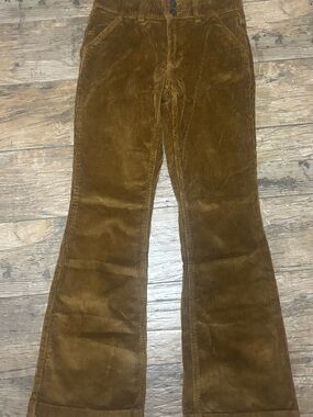 Kids Corduroy Flare Jeans - Brown
